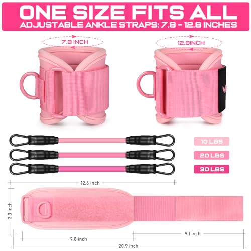 RENRANRING Ankle Resistance Bands For Glutes Workout - Image 2
