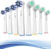 TINGOX Replacement Toothbrush Heads, 8 Pack Precision Clean