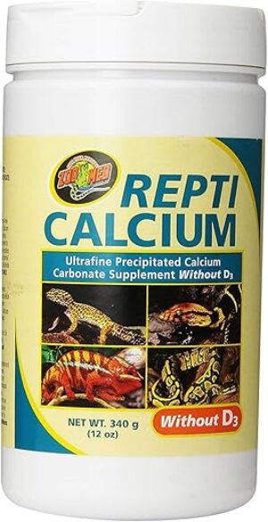 Zoo Med Repti Calcium Ultra Fine Calcium Carbonate Supplement, 12-Ounce