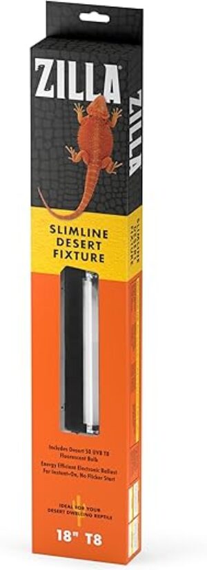 Zilla Reptile T8 Slimline Habitat Light Fixture