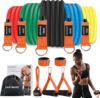 easymake Resistance Bands With Handles, 360LBS
