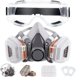 GZFDYW Respirator Mask With Safety Glasses