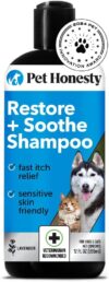 Pet Honesty Restore + Soothe Shampoo For Dogs & Cats