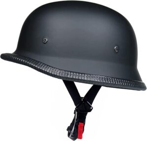TXXFWJ Retro Open Face Motorcycle Helmet DOT