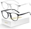 logclub Retro Round Blue Light Blocking Glasses
