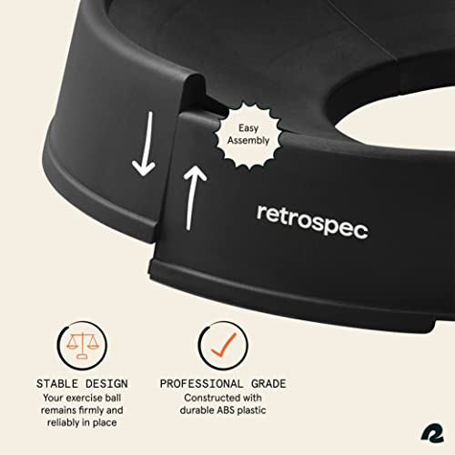 Retrospec Luna Exercise Ball With Base & Pump - Image 5