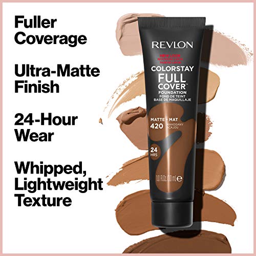 REVLON ColorStay Liquid Foundation, Full Coverage, 220 Natural Beige - Image 4