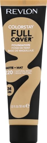 REVLON ColorStay Liquid Foundation, Full Coverage, 220 Natural Beige - Image 2