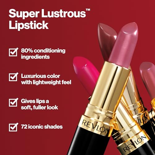 REVLON Super Lustrous Lipstick, Iced Mocha (315) - Image 2