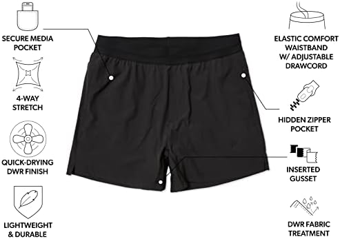Rhone Reign Men's Lightweight Gym Shorts - Image 2