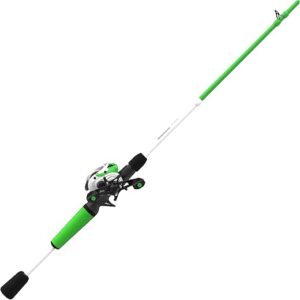 Zebco Roam Baitcast Combo, 6’6″ Rod, DynaMag