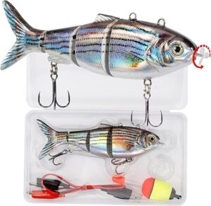 HADORAM Robotic Swimming Lure 5.1” Electric Swimbait
