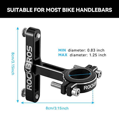 ROCKBROS Bike Bottle Cage Adapter Aluminum Holder - Image 4