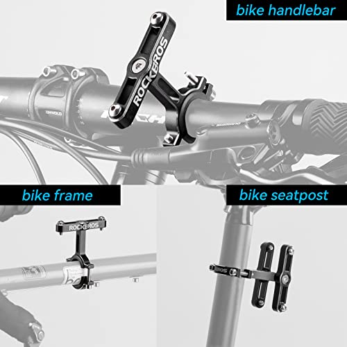 ROCKBROS Bike Bottle Cage Adapter Aluminum Holder - Image 5
