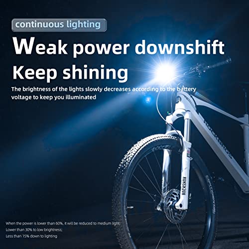 ROCKBROS Bike Head Light High Lumens Rechargeable - Image 3