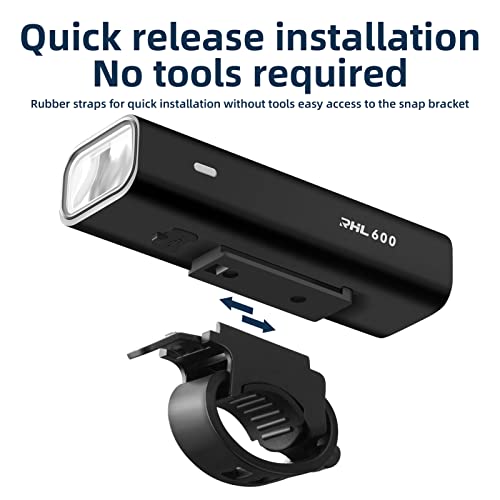 ROCKBROS Bike Head Light High Lumens Rechargeable - Image 5