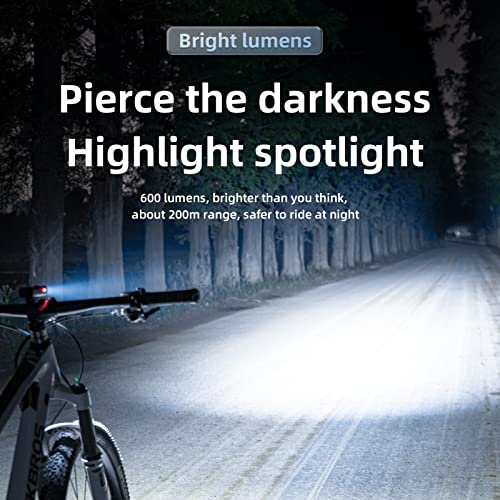 ROCKBROS Bike Head Light High Lumens Rechargeable - Image 2