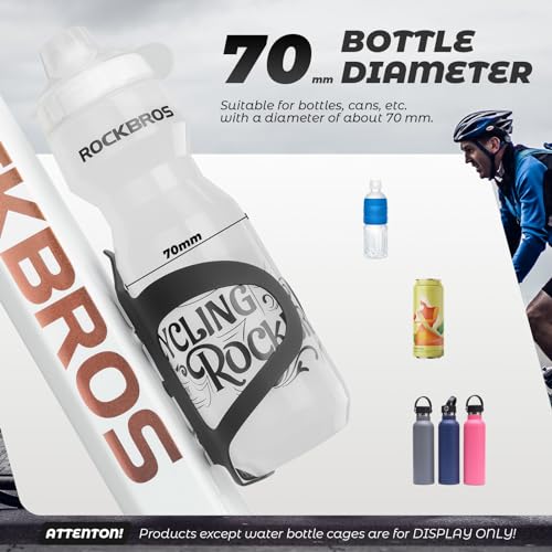 ROCKBROS Bike Lightweight Aluminum Water Bottle Cage - Image 3
