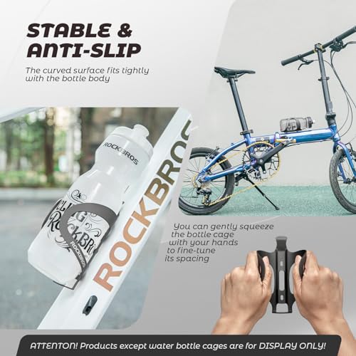 ROCKBROS Bike Lightweight Aluminum Water Bottle Cage - Image 4
