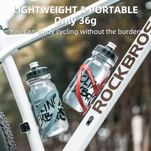 ROCKBROS Bike Water Bottle Cage, Durable Aluminum Holder - Image 3