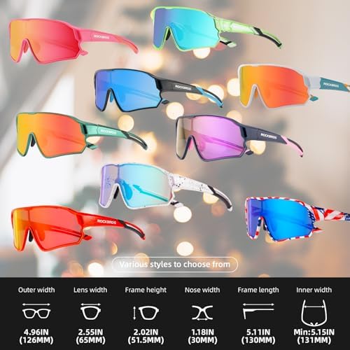 ROCKBROS Kids Polarized Cycling Sunglasses UV400 Protection - Image 5