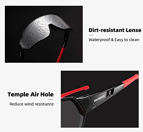 ROCKBROS Photochromic Cycling Sport Sunglasses UV Protection - Image 5