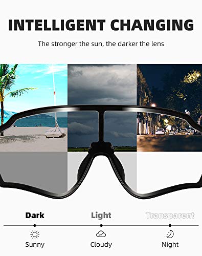 ROCKBROS Photochromic Cycling Sport Sunglasses UV Protection - Image 2