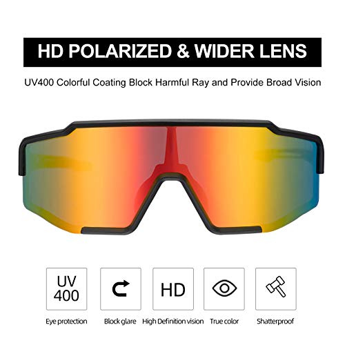 ROCKBROS Polarized Cycling Glasses UV400 Sunglasses - Image 3
