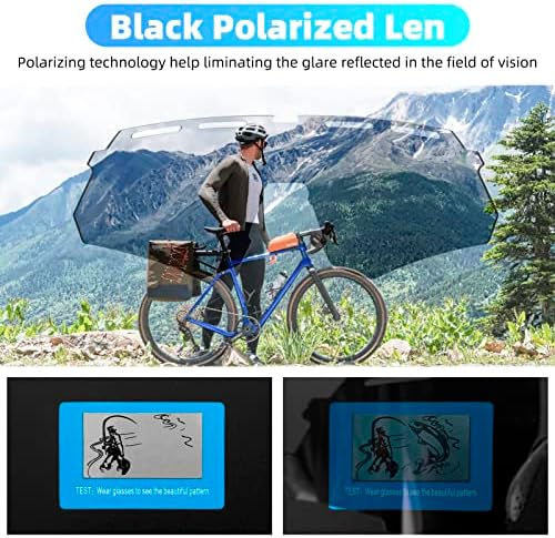 ROCKBROS Polarized Cycling Glasses With Interchangeable Lenses - Image 3