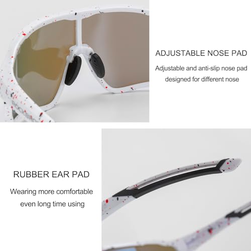 ROCKBROS Polarized UV Protection Cycling Sunglasses - Image 5