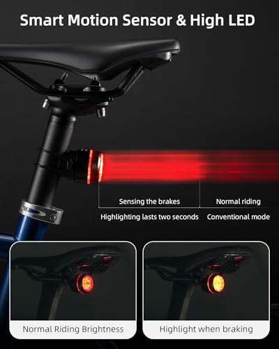 ROCKBROS Smart Brake Sensing Rear Bike Light - Image 2