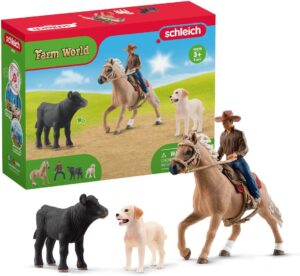 Schleich Rodeo Calf Adventure Playset – 6-Piece