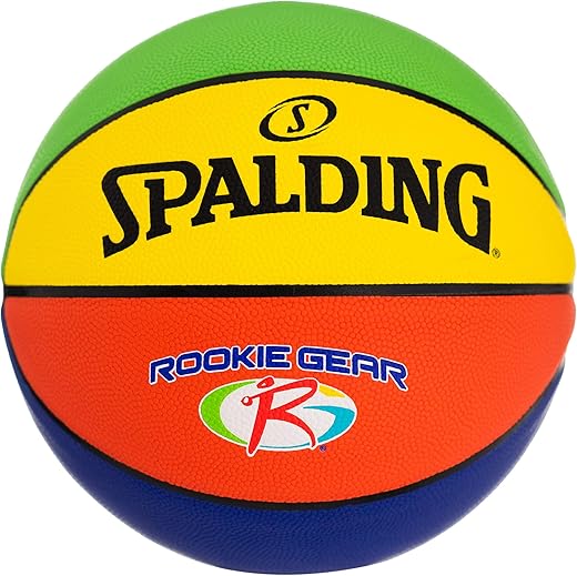 Spalding Rookie Gear Youth Multi Color Basketball 27.5