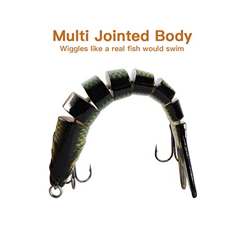 Rose Kuli Fishing Lures Bass Trout Swimbaits Kit - Image 2