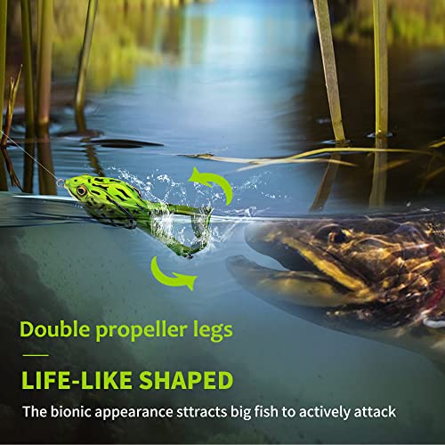 ROSEUM PLAN Top Water Soft Frog Fishing Lures Kit - Image 4