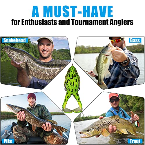 ROSEUM PLAN Top Water Soft Frog Fishing Lures Kit - Image 2