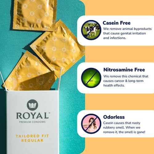 Royal Ultra Thin Vegan Condoms - Premium Lubricated - Image 3