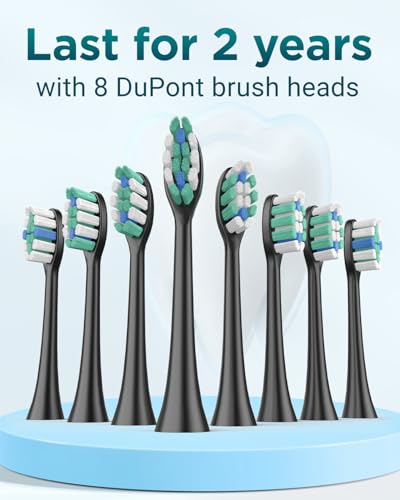 Rtauys S5 Sonic Electric Toothbrush With 8 Brush Heads - Image 5