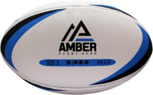 Amber Fight Gear Rugby Ball With Superior Grip