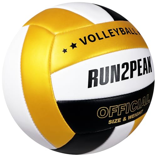RUN2PEAK Soft Volleyball Ball Official Size 5 - Image 2