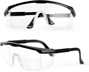 PACIFIC PPE Safety Glasses, Anti-fog, Scratch Resistant
