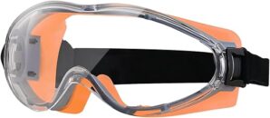 PACIFIC PPE Safety Goggles Over Glasses, Anti Fog