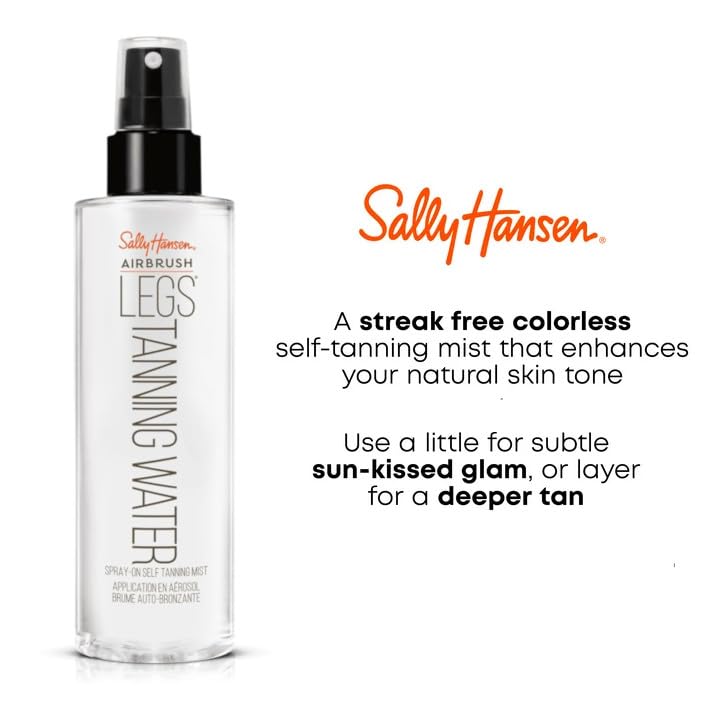 Sally Hansen Airbrush Legs Tanning Water, 6.76 Oz - Image 5