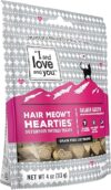 I AND LOVE AND YOU Salmon Hair Meow’t Hearties Cat Treats