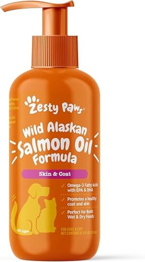 Zesty Paws Salmon Oil Omega 3 For Pets