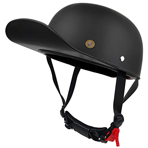 Sanhai Vintage Open Face DOT Approved Helmet - Image 4