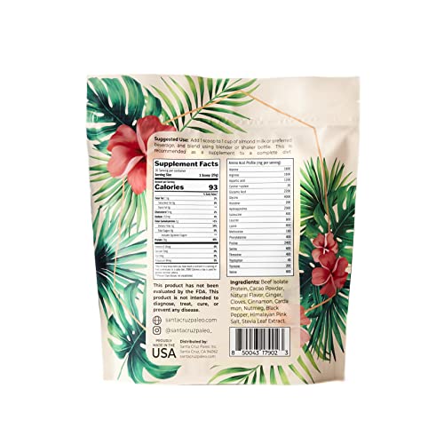 Santa Cruz Paleo Beef Isolate Protein Powder, Horchata - Image 2