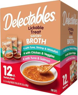 Hartz Savory Broths Cat Treat Variety Pack