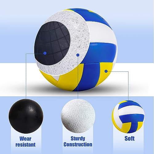 Sawowkuya Volleyball Balls Official Size 5 Set - Image 3