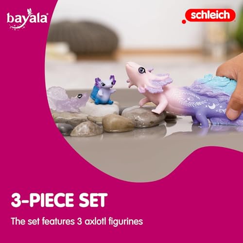 Schleich Axolotl Salamander Undersea Toy Set - Image 4